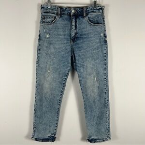 Anthropologie Pilcro super High rise Blue Jeans 28x28